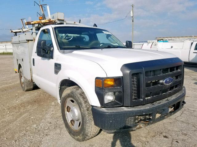 1FDSF30548EC15833 - 2008 FORD F350 SRW S WHITE photo 1