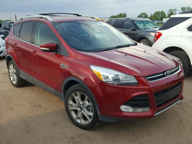 1FMCU9J96EUB72273 - 2014 FORD ESCAPE TIT RED photo 1