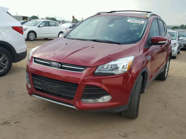 1FMCU9J96EUB72273 - 2014 FORD ESCAPE TIT RED photo 2