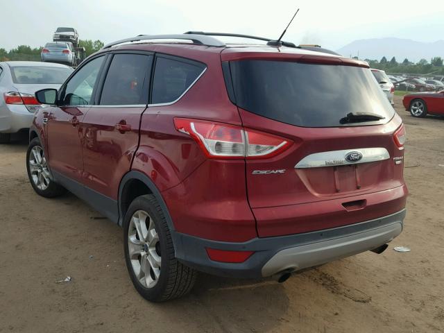 1FMCU9J96EUB72273 - 2014 FORD ESCAPE TIT RED photo 3