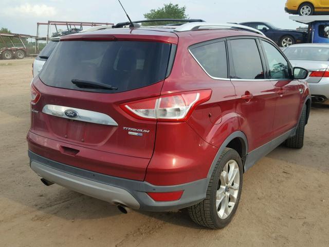 1FMCU9J96EUB72273 - 2014 FORD ESCAPE TIT RED photo 4