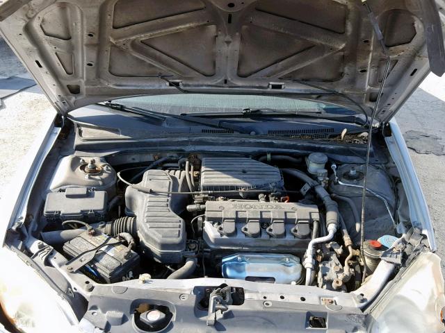 2HGES15123H581509 - 2003 HONDA CIVIC DX SILVER photo 7