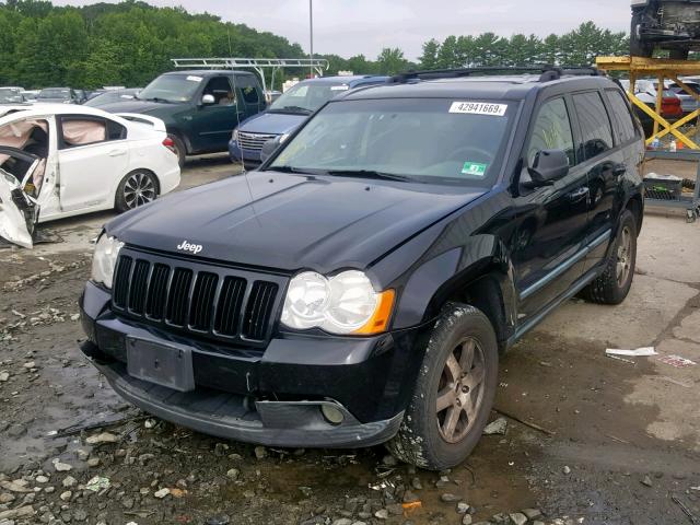 1J8GR48K18C147819 - 2008 JEEP GRAND CHER BLACK photo 2