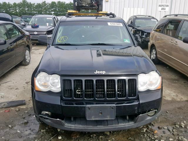 1J8GR48K18C147819 - 2008 JEEP GRAND CHER BLACK photo 9