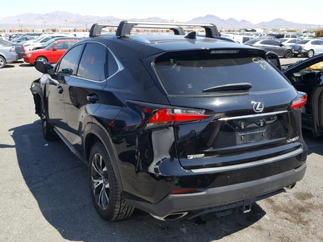 JTJBARBZ8F2018889 - 2015 LEXUS NX 200T BLACK photo 3