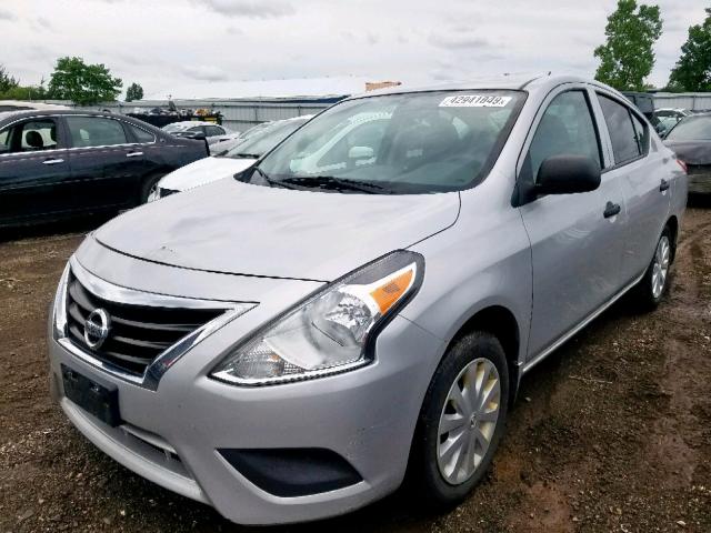 3N1CN7AP6FL830290 - 2015 NISSAN VERSA S/S SILVER photo 2