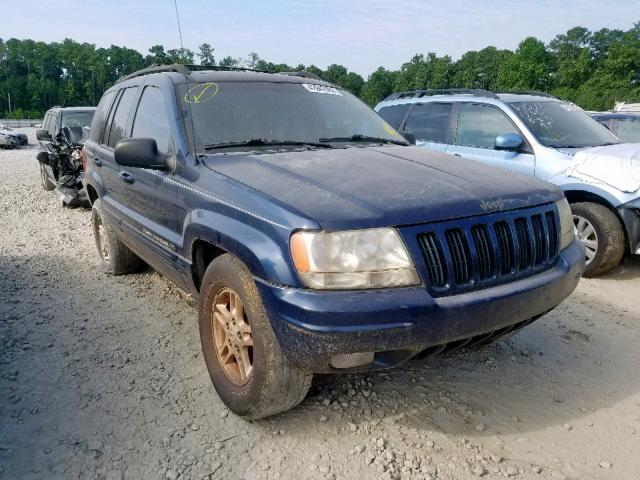 1J4GW58S2YC304466 - 2000 JEEP GRAND CHER BLUE photo 1