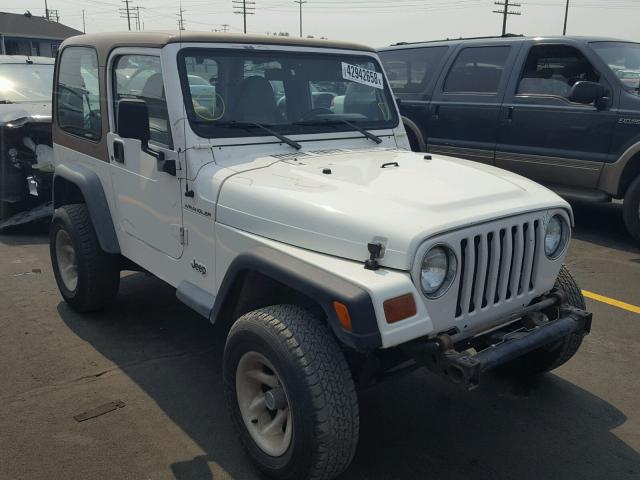 1J4FY29P9VP493717 - 1997 JEEP WRANGLER / WHITE photo 1