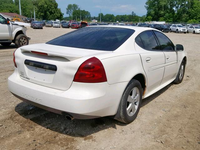 2G2WP552181141192 - 2008 PONTIAC GRAND PRIX WHITE photo 4