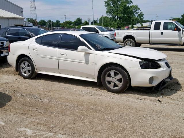 2G2WP552181141192 - 2008 PONTIAC GRAND PRIX WHITE photo 9