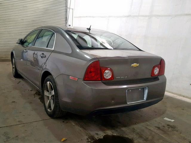 1G1ZC5E18BF260166 - 2011 CHEVROLET MALIBU 1LT 灰色 照片 3