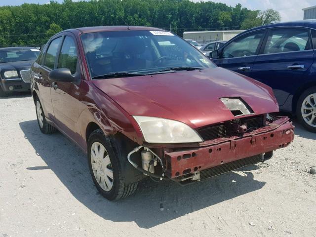 1FAFP34N86W195466 - 2006 FORD FOCUS ZX4 MAROON photo 1