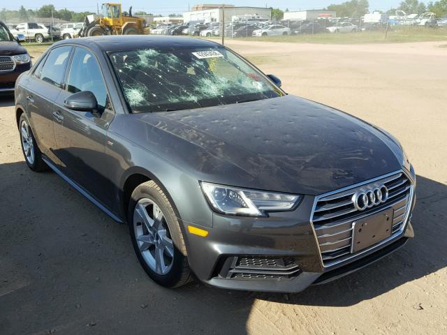 WAUKMAF42JA076406 - 2018 AUDI A4 ULTRA P GRAY photo 1