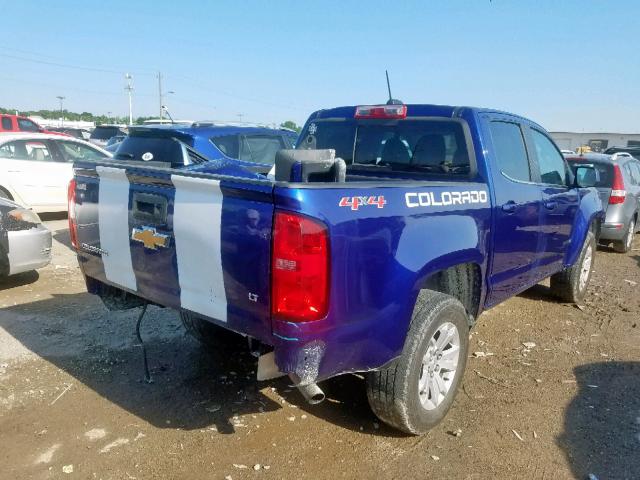 1GCGTCE39G1303907 - 2016 CHEVROLET COLORADO L BLUE photo 4