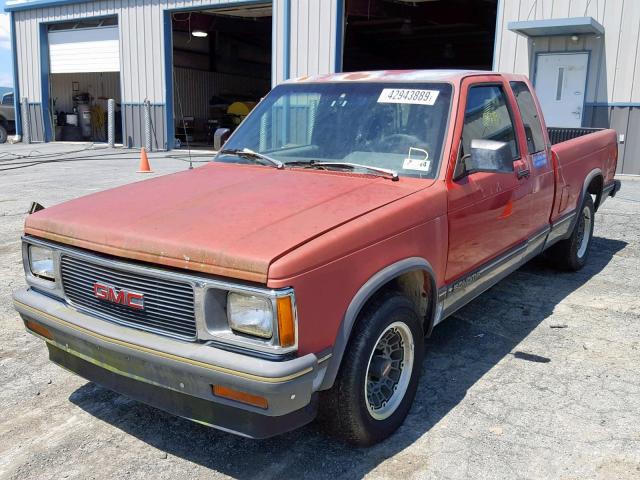 1GTCS19WXP0517725 - 1993 GMC SONOMA RED photo 2