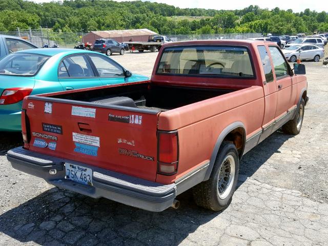 1GTCS19WXP0517725 - 1993 GMC SONOMA RED photo 4