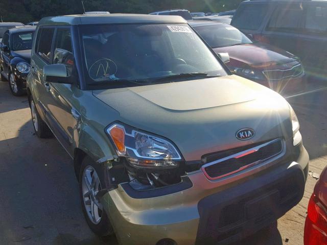 KNDJT2A28B7275553 - 2011 KIA SOUL GREEN photo 1