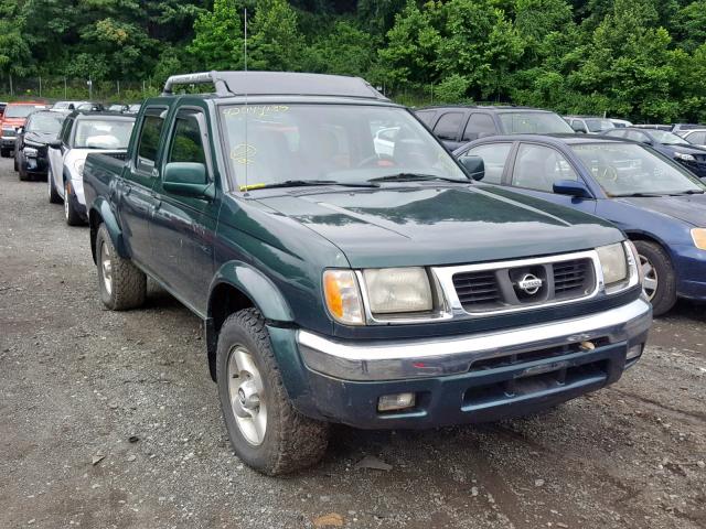 1N6ED27Y8YC432389 - 2000 NISSAN FRONTIER C GREEN photo 1