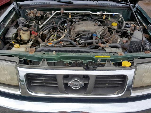 1N6ED27Y8YC432389 - 2000 NISSAN FRONTIER C GREEN photo 7