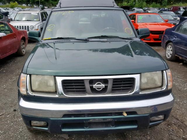 1N6ED27Y8YC432389 - 2000 NISSAN FRONTIER C GREEN photo 9