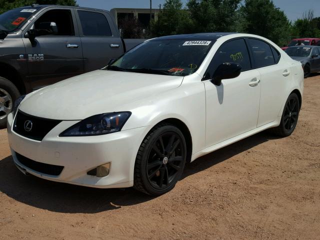 JTHBE262362000164 - 2006 LEXUS IS 350 WHITE photo 2