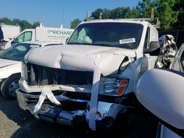 1N6BF0KY0FN803524 - 2015 NISSAN NV 1500 WHITE photo 2