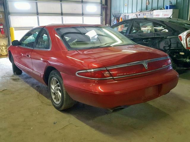 1LNFM91V2WY661662 - 1998 LINCOLN MARK VIII MAROON photo 3