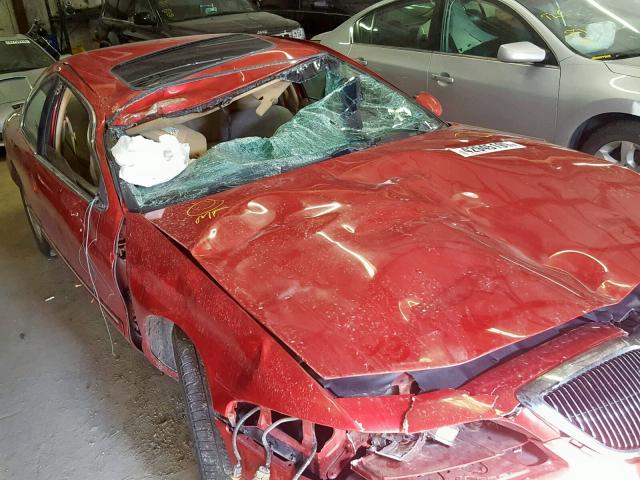 1LNFM91V2WY661662 - 1998 LINCOLN MARK VIII MAROON photo 9