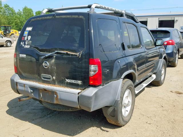 5N1ED28Y92C502048 - 2002 NISSAN XTERRA XE BLACK photo 4