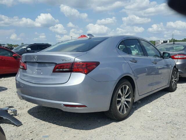 19UUB1F53FA025435 - 2015 ACURA TLX TECH SILVER photo 4