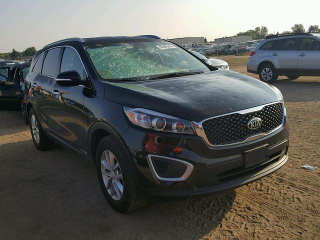 5XYPGDA50HG337043 - 2017 KIA SORENTO LX BLACK photo 1