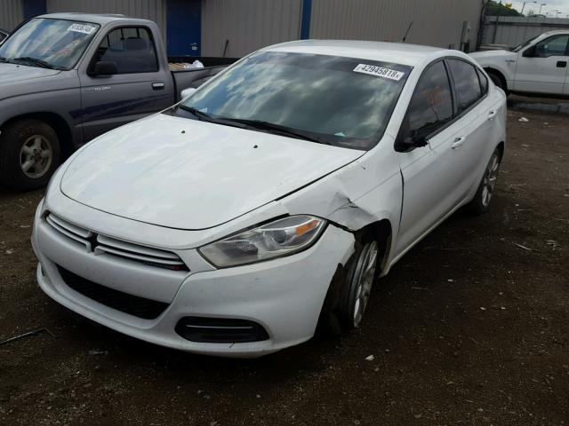 1C3CDFBA1DD143164 - 2013 DODGE DART SXT WHITE photo 2