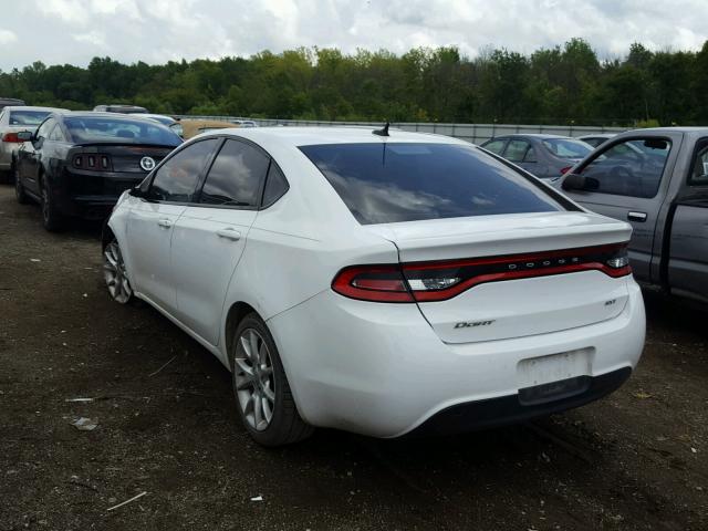 1C3CDFBA1DD143164 - 2013 DODGE DART SXT WHITE photo 3