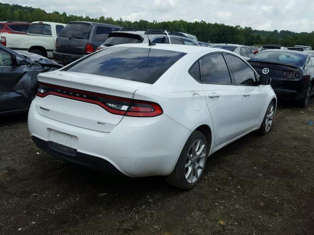 1C3CDFBA1DD143164 - 2013 DODGE DART SXT WHITE photo 4