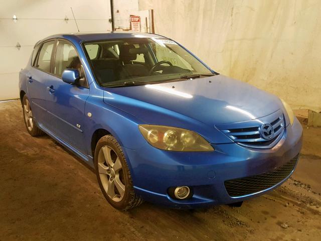 JM1BK343441190023 - 2004 MAZDA 3 HATCHBAC BLUE photo 1