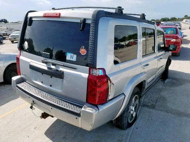 1J4RG4GK6AC157317 - 2010 JEEP COMMANDER SILVER photo 4