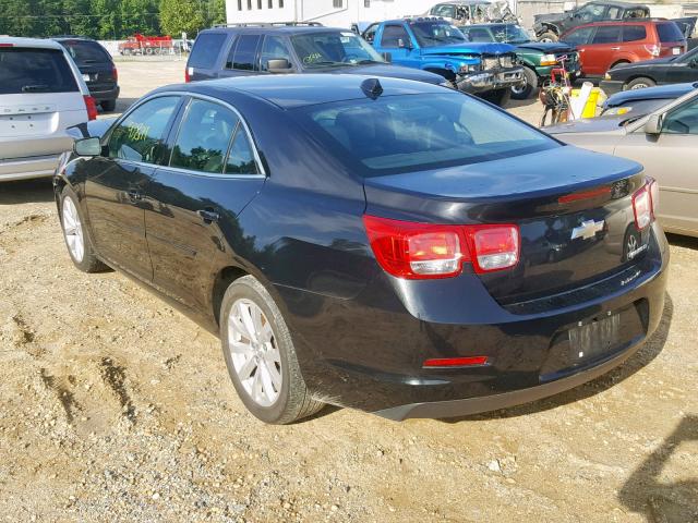 1G11G5SX8DF347756 - 2013 CHEVROLET MALIBU 3LT BLACK photo 3