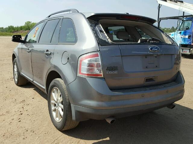 2FMDK48C29BB01758 - 2009 FORD EDGE SEL GRAY photo 3