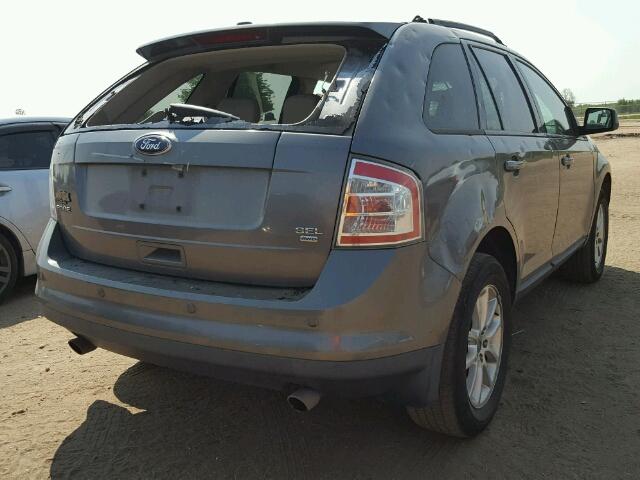 2FMDK48C29BB01758 - 2009 FORD EDGE SEL GRAY photo 4