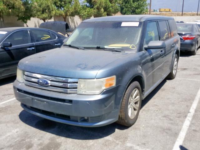 2FMGK5BC6ABA14526 - 2010 FORD FLEX SE BLUE photo 2