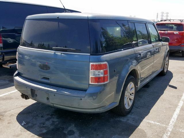 2FMGK5BC6ABA14526 - 2010 FORD FLEX SE BLUE photo 4