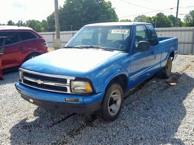 1GCCS1947RK146903 - 1994 CHEVROLET S TRUCK S1 BLUE photo 2