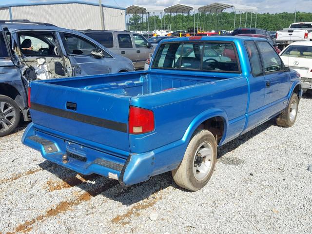 1GCCS1947RK146903 - 1994 CHEVROLET S TRUCK S1 BLUE photo 4