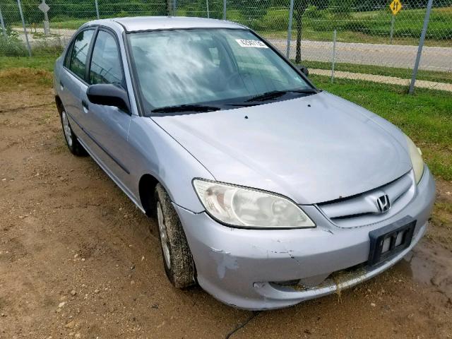 2HGES16314H549927 - 2004 HONDA CIVIC DX V SILVER photo 1