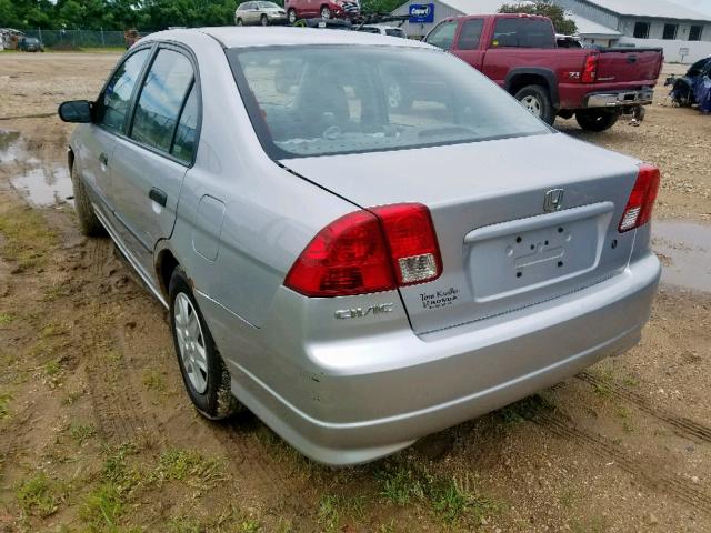 2HGES16314H549927 - 2004 HONDA CIVIC DX V SILVER photo 3