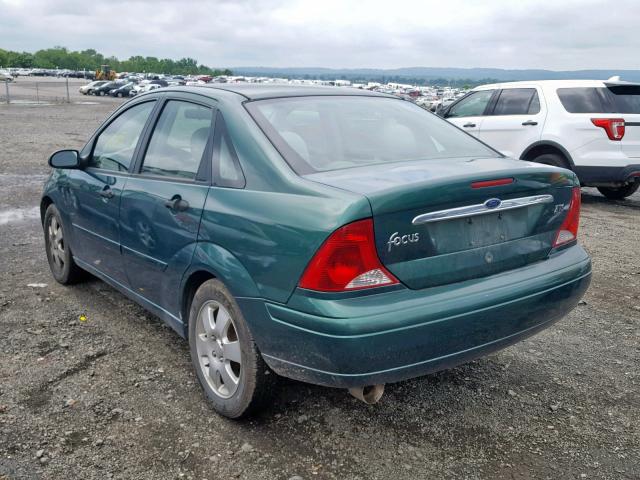 1FAHP38301W270025 - 2001 FORD FOCUS ZTS GREEN photo 3