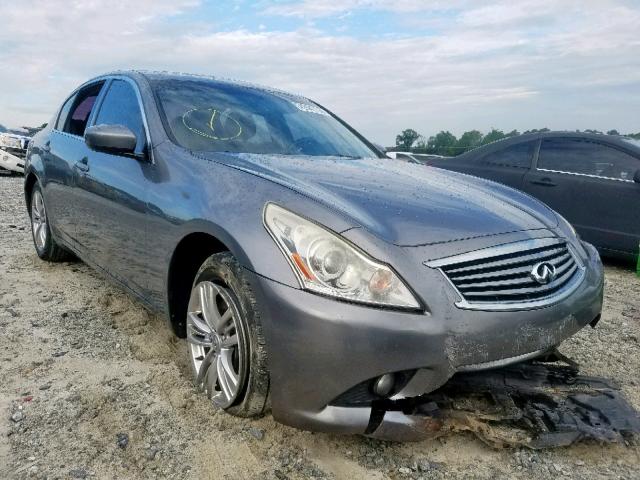 JN1CV6AR7AM456038 - 2010 INFINITI G37 GRAY photo 1