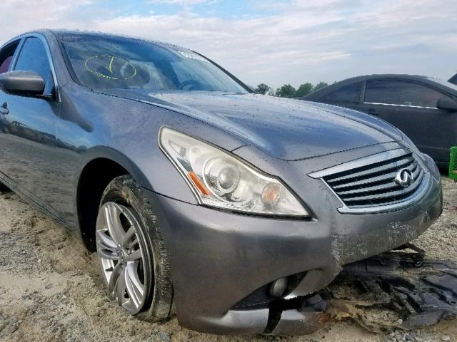 JN1CV6AR7AM456038 - 2010 INFINITI G37 GRAY photo 9