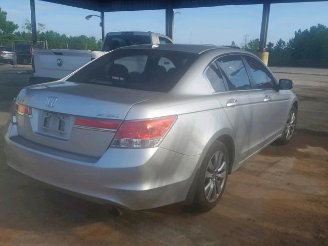 1HGCP2F84CA116187 - 2012 HONDA ACCORD EXL SILVER photo 4