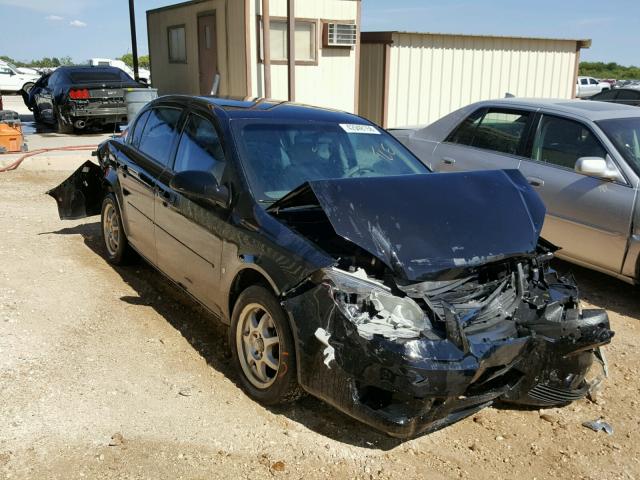 1G1AL55F477380914 - 2007 CHEVROLET COBALT LT BLACK photo 1